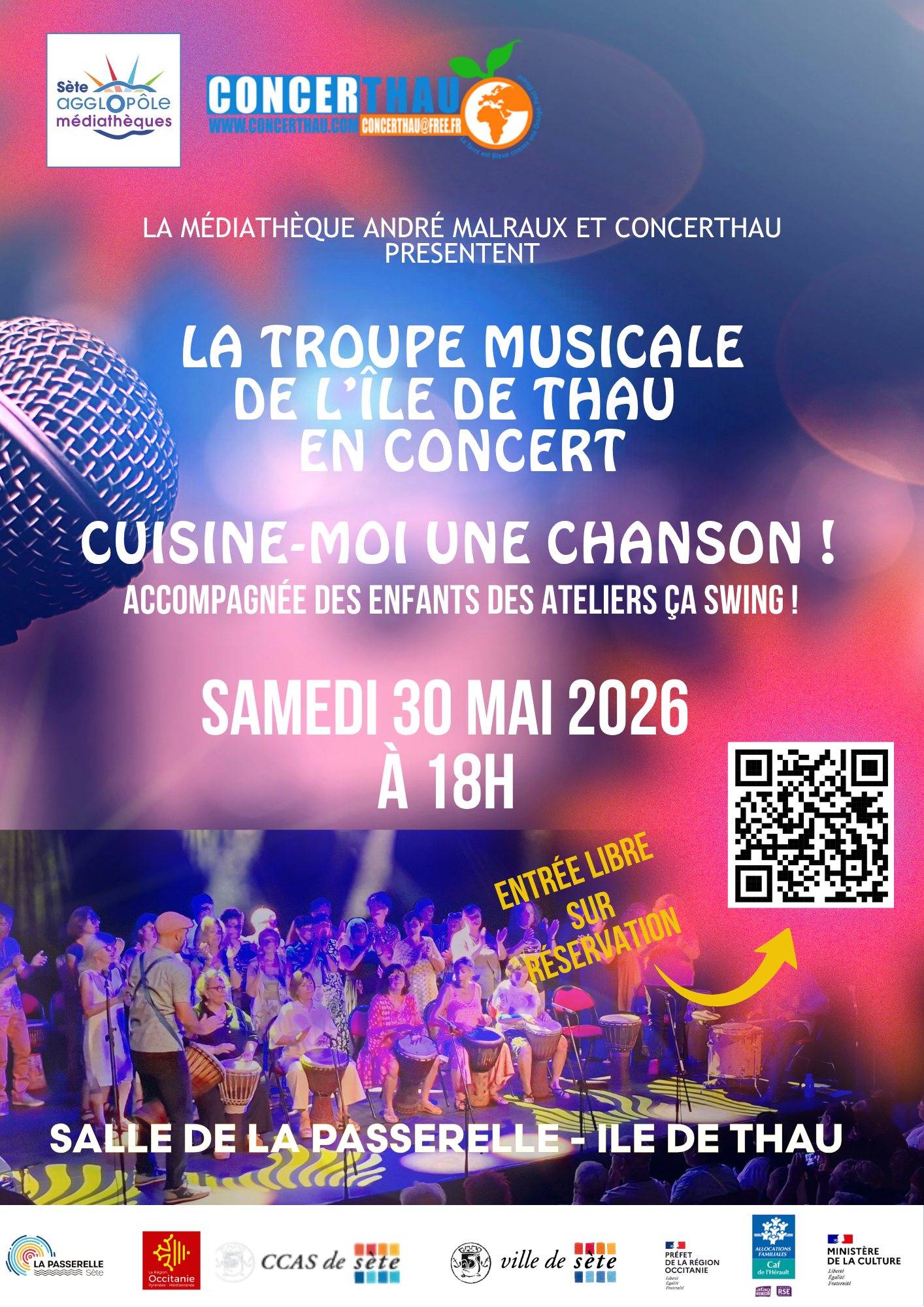 CONCERT – Cuisine-moi une chanson !