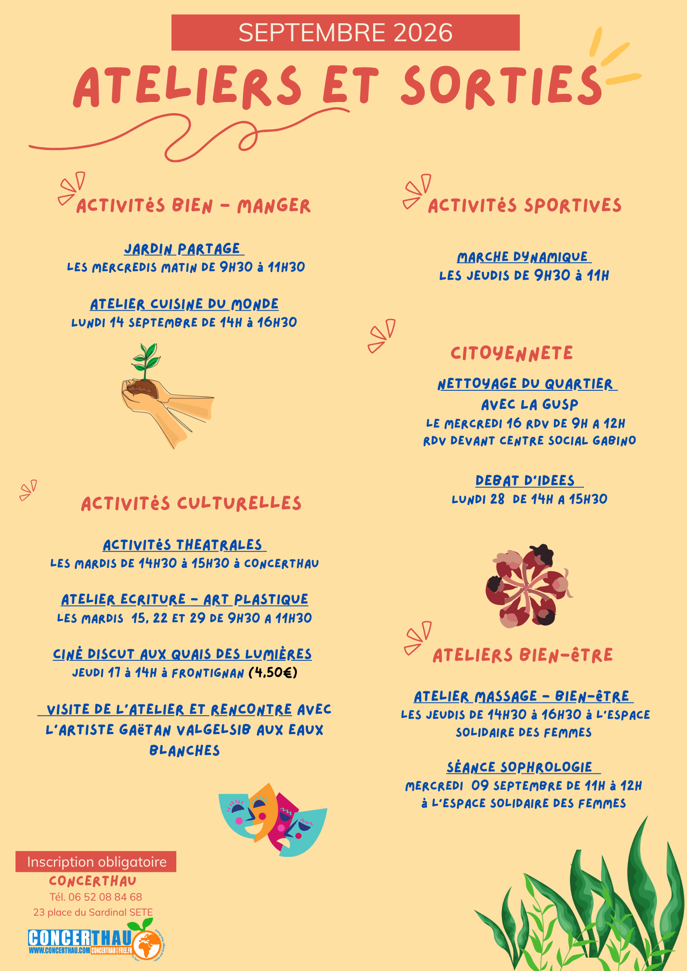 Sorties Septembre 2026