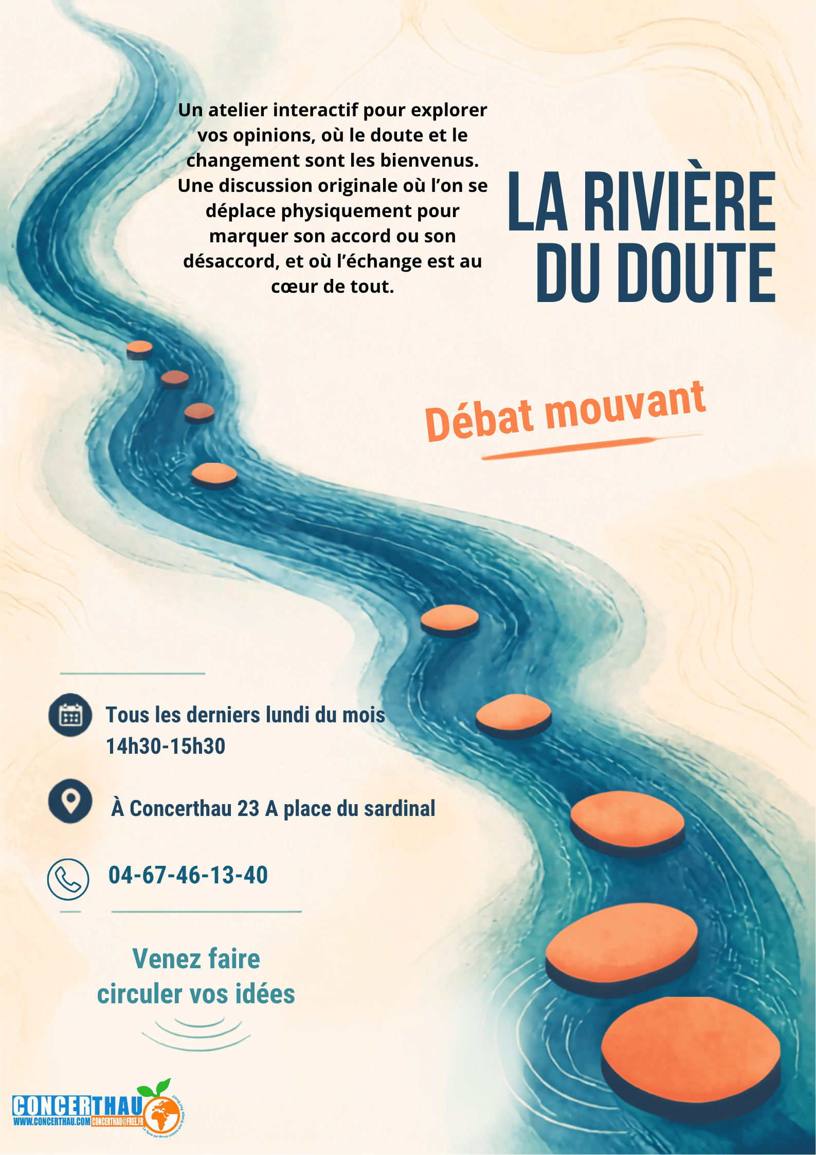 La Rivière du doute Débat mouvant